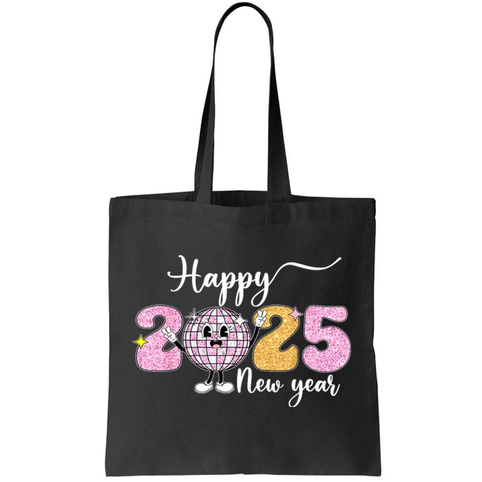 Cute Happy New Year 2025 Party Family Matching Gift Tote Bag