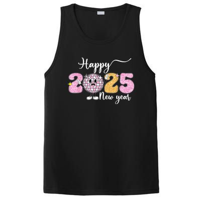 Cute Happy New Year 2025 Party Family Matching Gift PosiCharge Competitor Tank