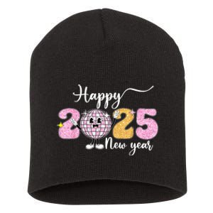 Cute Happy New Year 2025 Party Family Matching Gift Short Acrylic Beanie