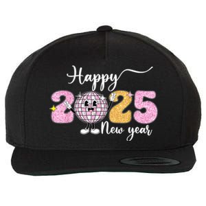 Cute Happy New Year 2025 Party Family Matching Gift Wool Snapback Cap