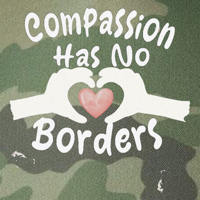 Compassion Has No Borders Legacy Tie Dye Trucker Hat