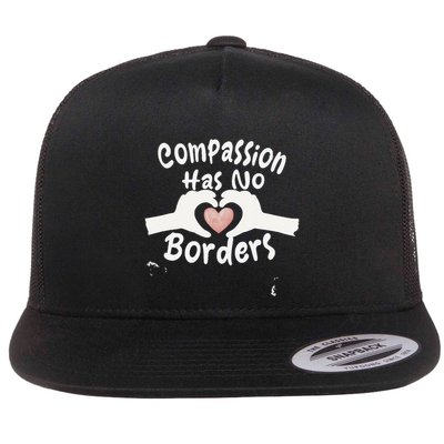 Compassion Has No Borders Flatbill Hat