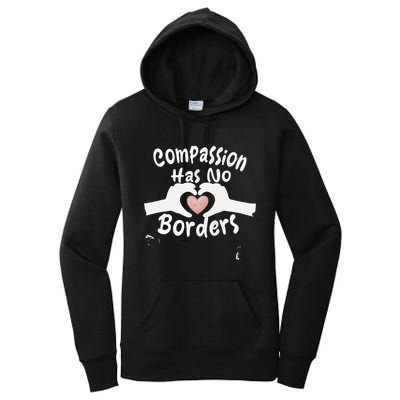 Compassion Has No Borders Women's Pullover Hoodie