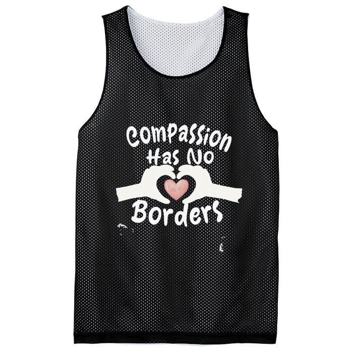 Compassion Has No Borders Mesh Reversible Basketball Jersey Tank