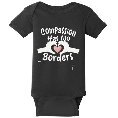 Compassion Has No Borders Baby Bodysuit