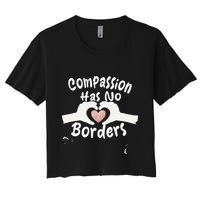 Compassion Has No Borders Crop Top