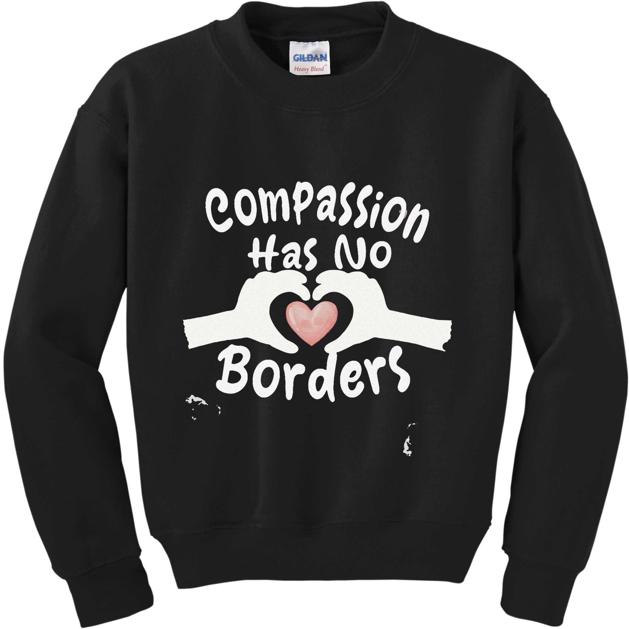 Compassion Has No Borders Kids Sweatshirt