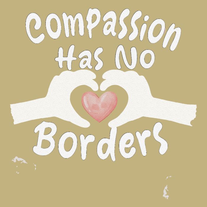 Compassion Has No Borders Long Sleeve Shirt