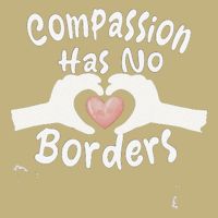 Compassion Has No Borders Button