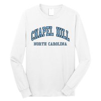 Chapel Hill North Carolina Throwback Long Sleeve Shirt