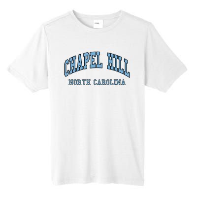 Chapel Hill North Carolina Throwback Tall Fusion ChromaSoft Performance T-Shirt