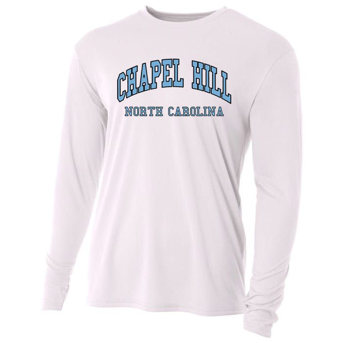 Chapel Hill North Carolina Throwback Cooling Performance Long Sleeve Crew