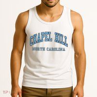 Chapel Hill North Carolina Throwback Tank Top
