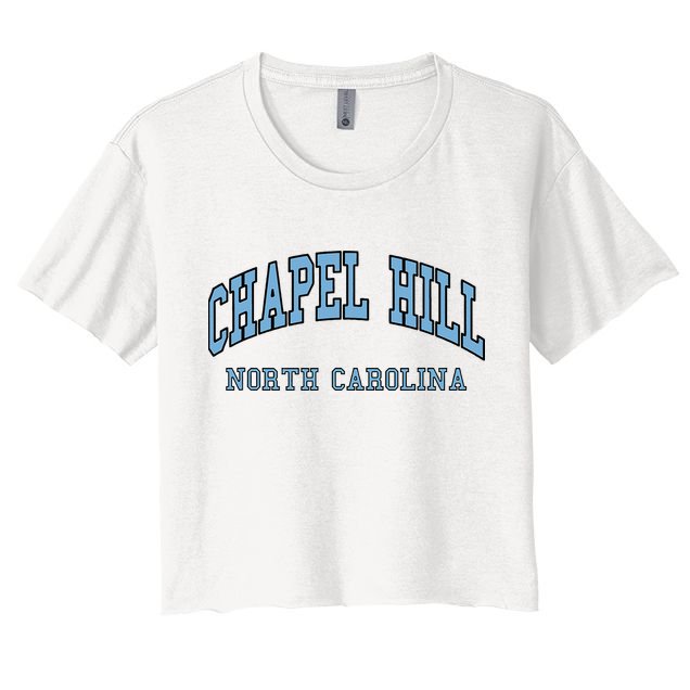 Chapel Hill North Carolina Throwback Crop Top