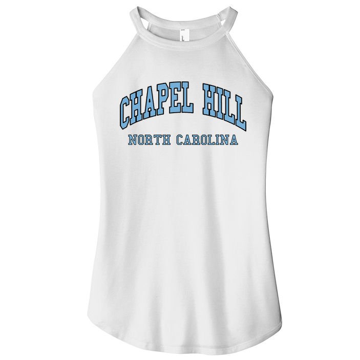 Chapel Hill North Carolina Throwback Women's Perfect Tri Rocker Tank