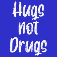 Cute Hugs Not Drugs Funny Say No To Drugs Presents Cool Gift Zip Tote Bag