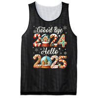 Christmas Happy New Years Eve Goodbye 2024 Hello 2025 Xmas Gift Mesh Reversible Basketball Jersey Tank