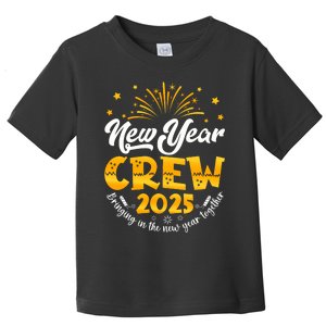 Celebration Happy New Year Crew 2025 Nye New Years Eve Party Toddler T-Shirt