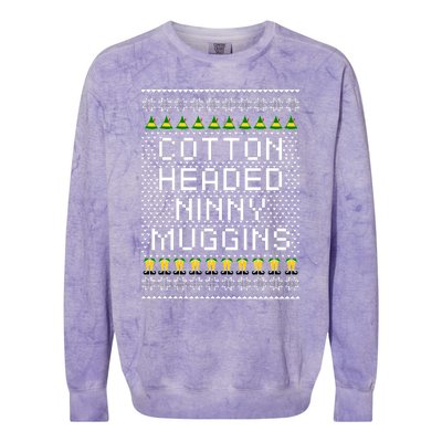 Cotton Headed Ninny Muggins Colorblast Crewneck Sweatshirt