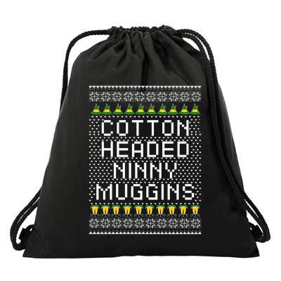 Cotton Headed Ninny Muggins Drawstring Bag