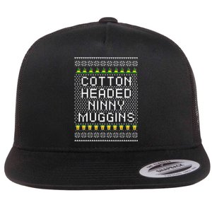 Cotton Headed Ninny Muggins Flat Bill Trucker Hat