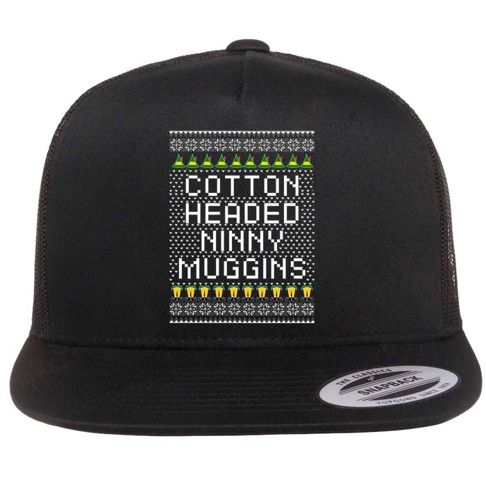 Cotton Headed Ninny Muggins Flat Bill Trucker Hat