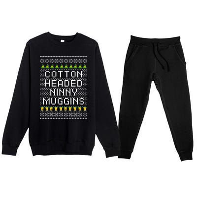 Cotton Headed Ninny Muggins Premium Crewneck Sweatsuit Set