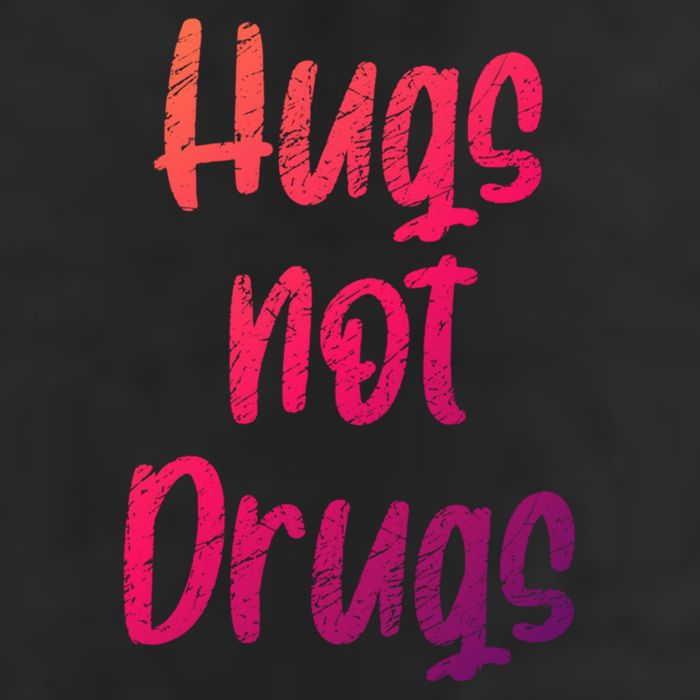 Cute Hugs Not Drugs Funny Say No To Drugs Presents Cool Gift Hat