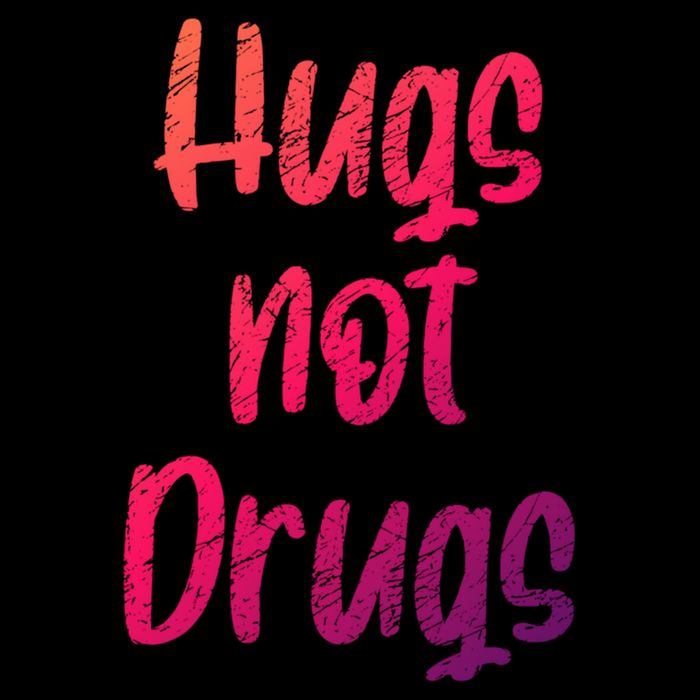 Cute Hugs Not Drugs Funny Say No To Drugs Presents Cool Gift Wool Snapback Cap