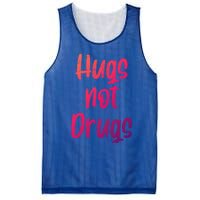 Cute Hugs Not Drugs Funny Say No To Drugs Presents Cool Gift Mesh Reversible Basketball Jersey Tank