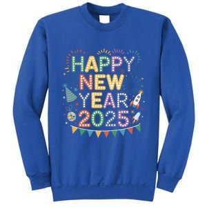 Cool Happy New Year 2025 New Years Eve Party Gift Sweatshirt