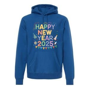 Cool Happy New Year 2025 New Years Eve Party Gift Premium Hoodie