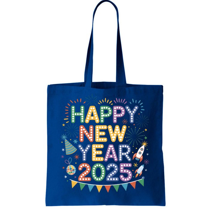 Cool Happy New Year 2025 New Years Eve Party Gift Tote Bag