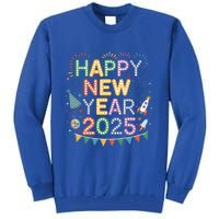 Cool Happy New Year 2025 New Years Eve Party Gift Tall Sweatshirt