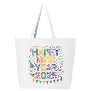 Cool Happy New Year 2025 New Years Eve Party Gift 25L Jumbo Tote