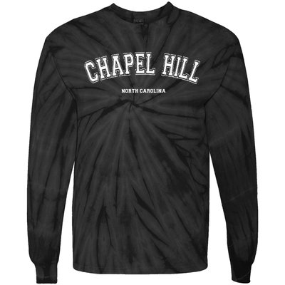 Chapel Hill North Carolina Tie-Dye Long Sleeve Shirt