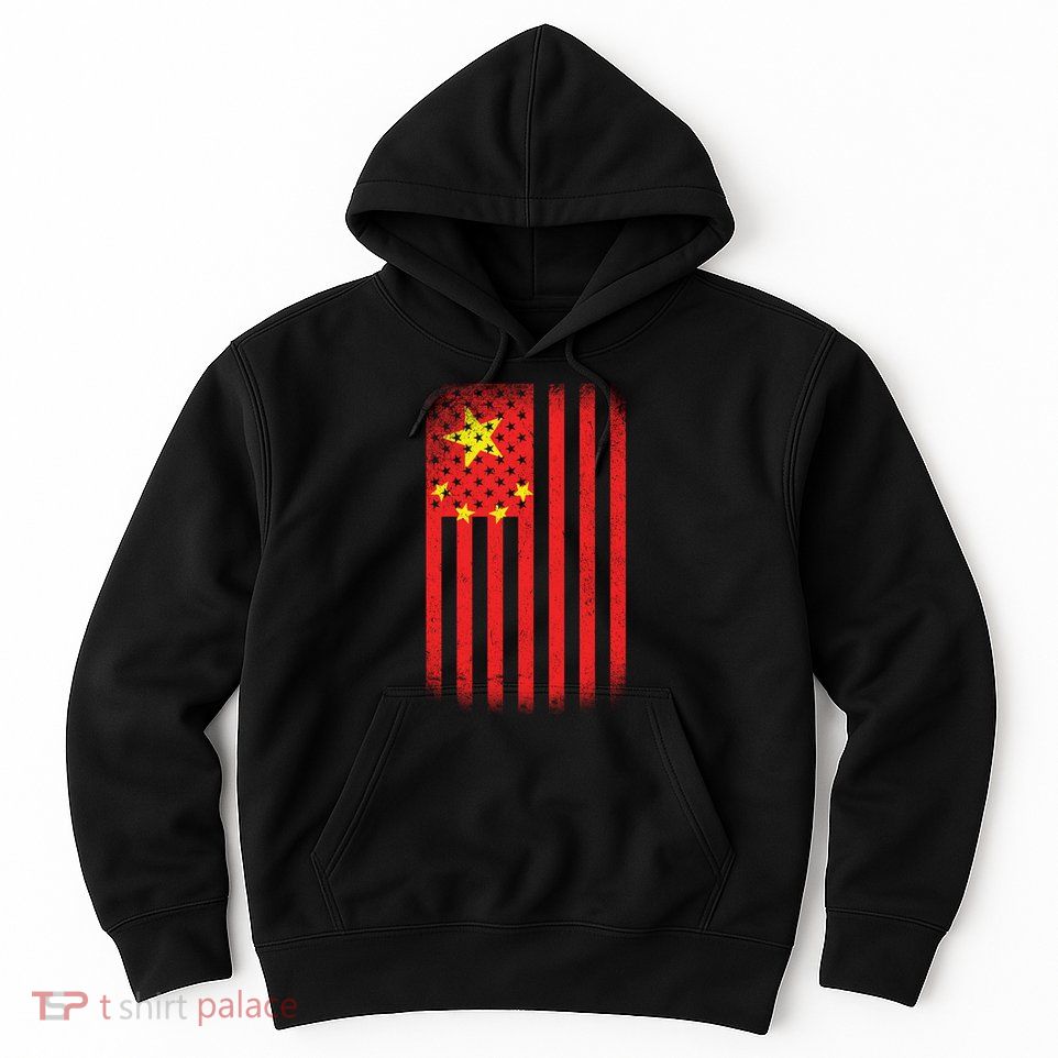 Vintage Chinese Flag Hoodie