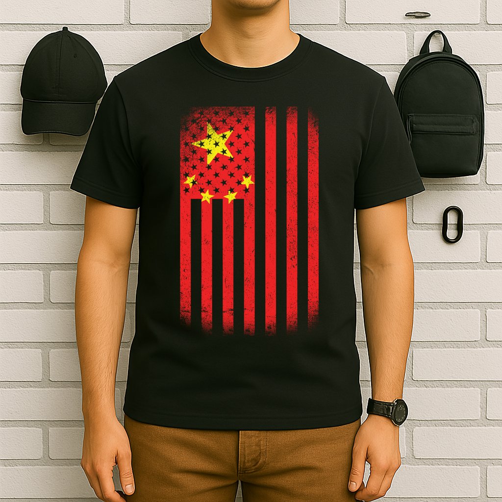Vintage Chinese Flag T-Shirt