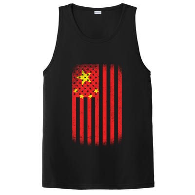 Vintage Chinese Flag PosiCharge Competitor Tank