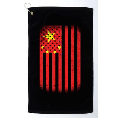 Vintage Chinese Flag Golf Towel