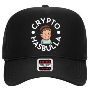 Crypto Hasbulla Nft High Crown Mesh Back Trucker Hat