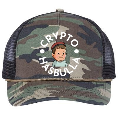 Crypto Hasbulla Nft Retro Rope Trucker Hat Cap