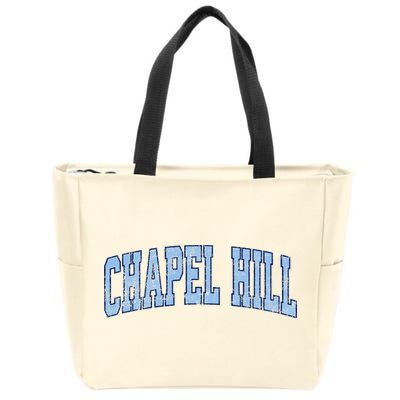 Chapel Hill North Carolina Nc Vintage Athletic Sports Zip Tote Bag