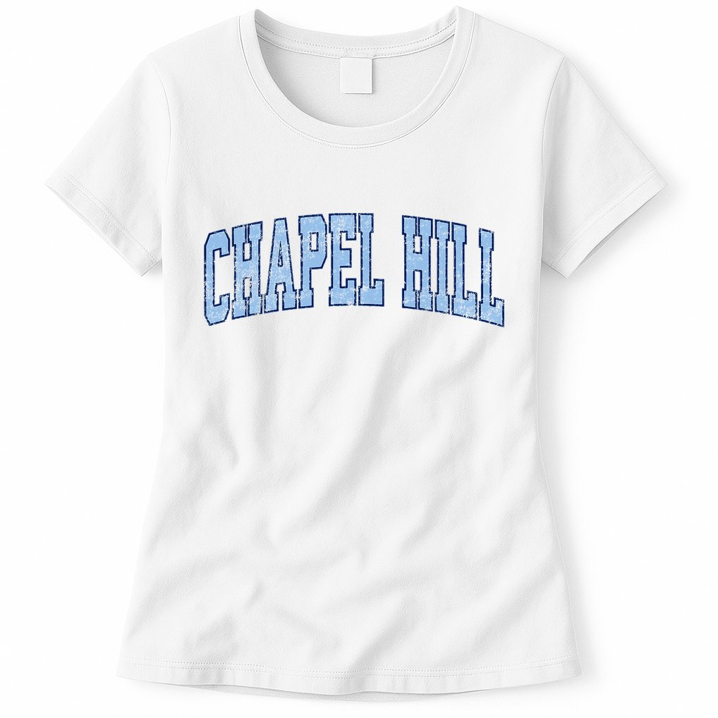 Chapel Hill North Carolina Nc Vintage Athletic Sports Womens T-Shirt