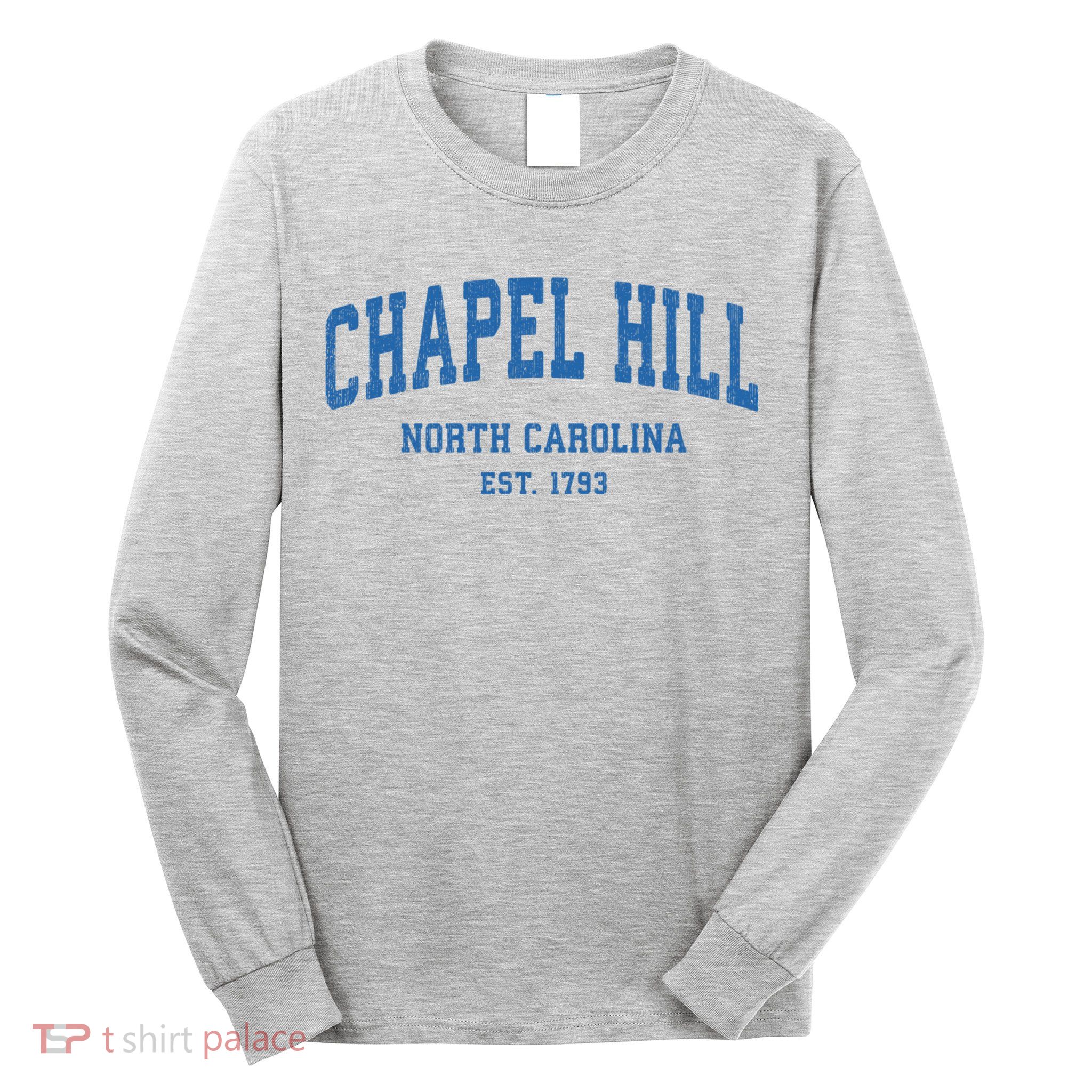 Chapel Hill North Carolina Nc Vintage Athletic Sports Long Sleeve Shirt