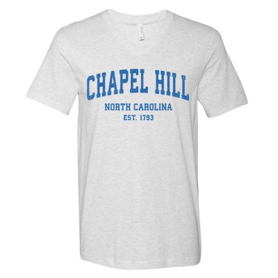 Chapel Hill North Carolina Nc Vintage Athletic Sports V-Neck T-Shirt