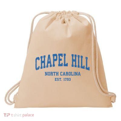 Chapel Hill North Carolina Nc Vintage Athletic Sports Drawstring Bag