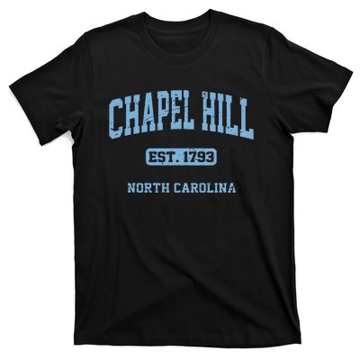 Chapel Hill North Carolina NC Vintage State Athletic Style T-Shirt