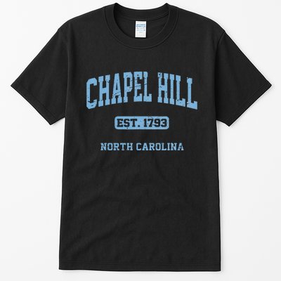 Chapel Hill North Carolina NC Vintage State Athletic Style Tall T-Shirt