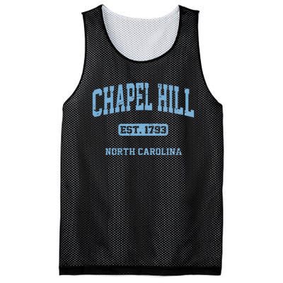 Chapel Hill North Carolina NC Vintage State Athletic Style Mesh Reversible Basketball Jersey Tank